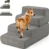 Hundetreppe 4 Stufen in Grau