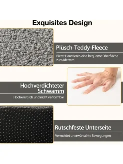 Hundetreppe 4 Stufen in Grau