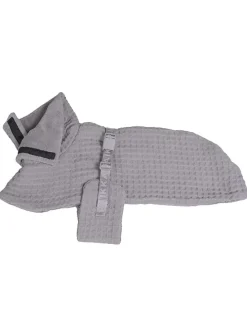Hunde-Trockenmantel in Grau