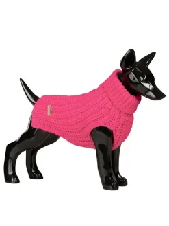 Hunde-Wollpullover in Pink