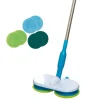 Hurricane Akku Wischer Floating Mop in Blau