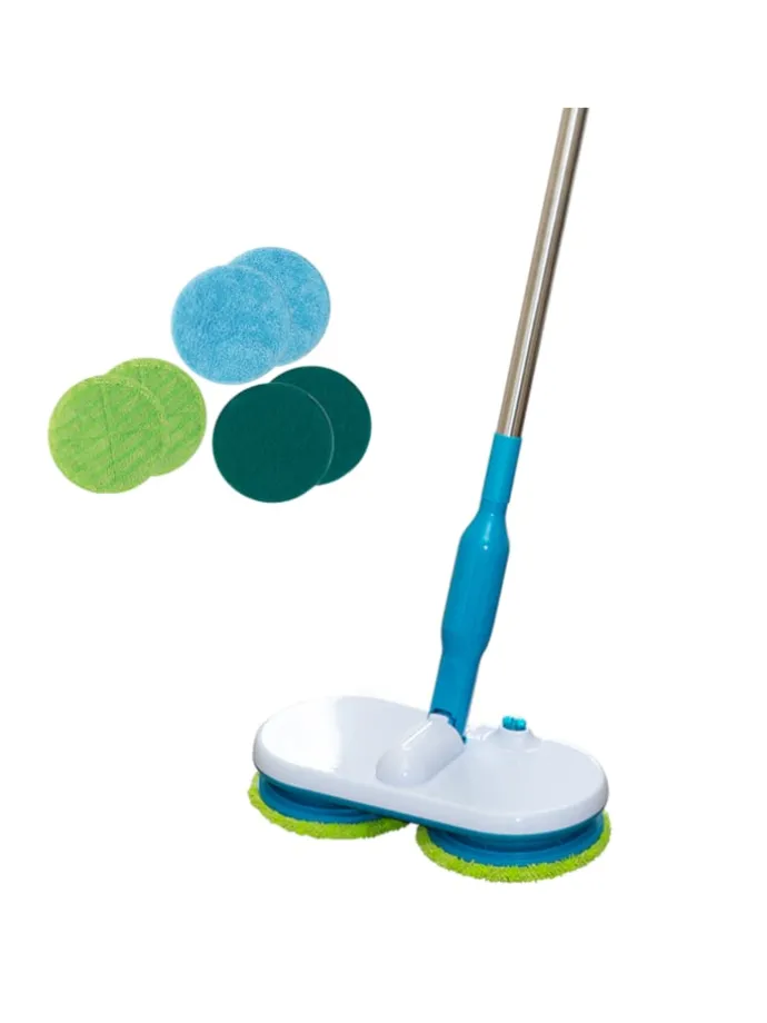Hurricane Akku Wischer Floating Mop in Blau