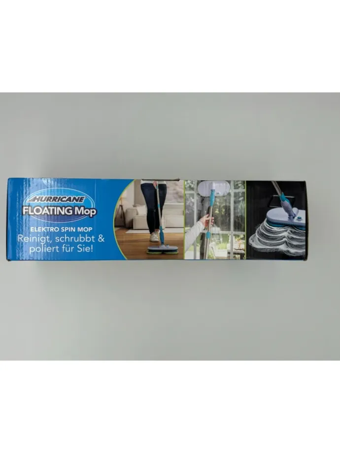 Hurricane Akku Wischer Floating Mop in Blau