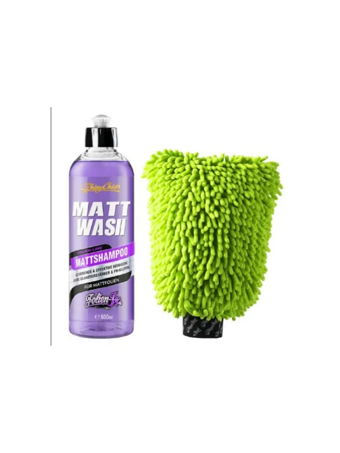 HYDRO WASH - VERSIEGELUNGSSHAMPOO 500ml + WASH WORMY GREEN SET in Grün