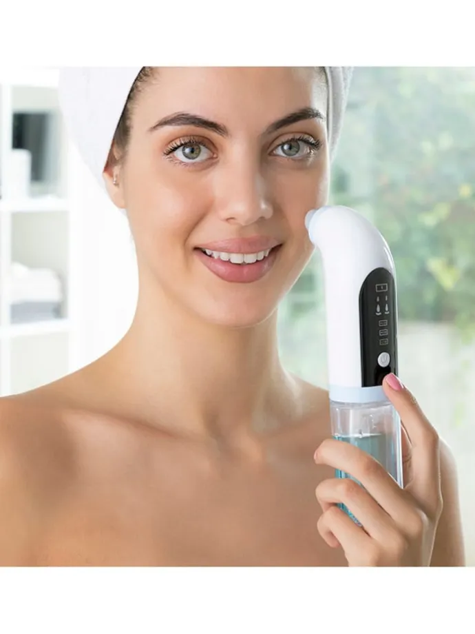 Hydro-Gesichtsreiniger in Weiß/ Schwarz