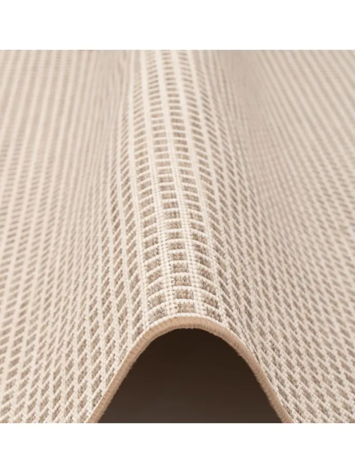 In & Outdoor Läufer Flachgewebe Oslo Trend in Beige