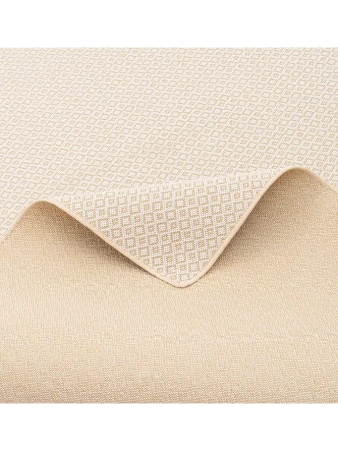 In & Outdoor Läufer Flachgewebe Oslo Trend in Honig