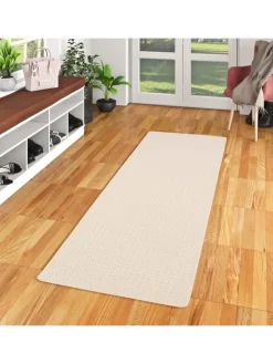 In & Outdoor Läufer Flachgewebe Oslo Trend in Honig