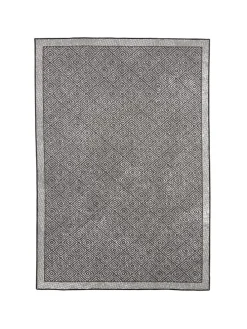 In & Outdoor Teppich Hampton Meliert in Zwart