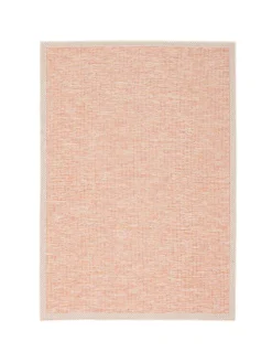 In & Outdoor Teppich Flachgewebe Ottawa Bordüre in Terracotta