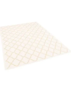 In & Outdoor Teppich Flachgewebe Valencia Modern in Creme