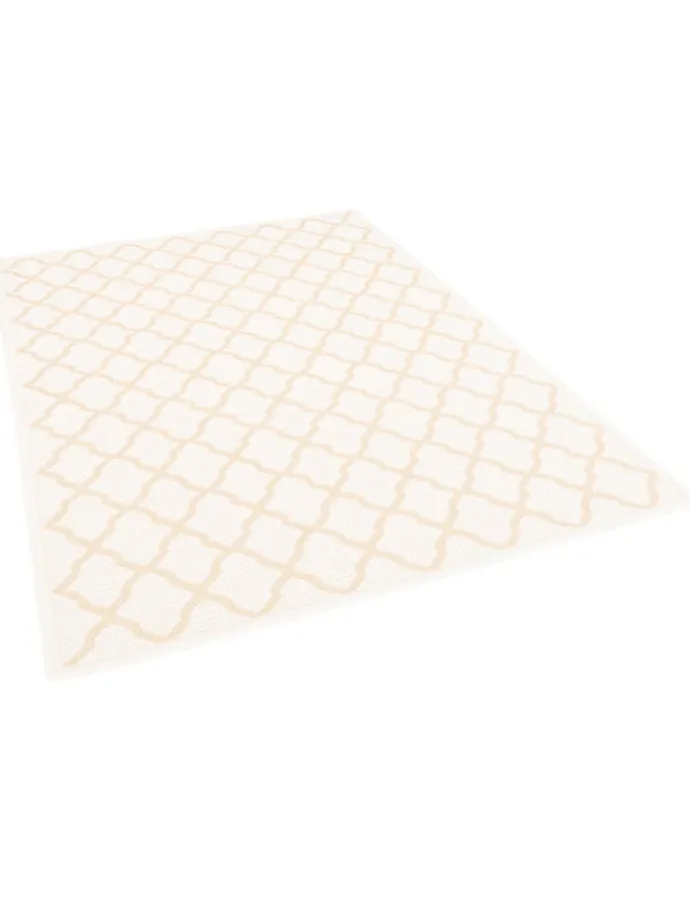 In & Outdoor Teppich Flachgewebe Valencia Modern in Creme