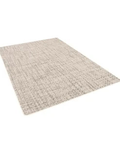 In & Outdoor Teppich Flachgewebe Oslo Karo Modern in Creme