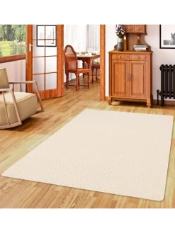 In & Outdoor Teppich Flachgewebe Oslo Karo Modern in Honig