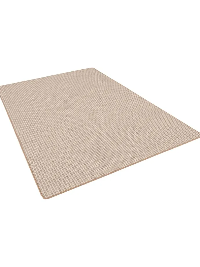 In & Outdoor Teppich Flachgewebe Oslo Karo Modern in Beige