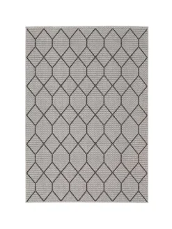 In & Outdoor Teppich Marbella Modern in Grijs