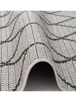 In & Outdoor Teppich Marbella Modern in Grijs