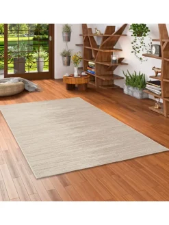 In & Outdoor Teppich Natur Panama Verlauf in Grijs