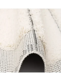 In & Outdoor Teppich Shaggy Sylt Trend in Grijs