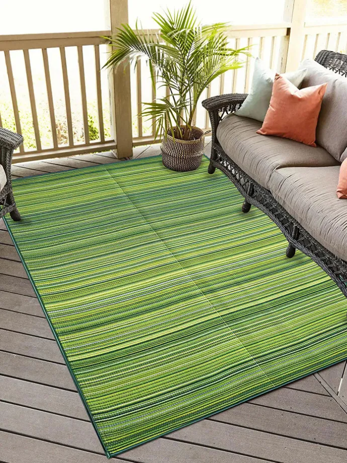 In- & Outdoor-Teppich ''Hasır 009'' in Grün