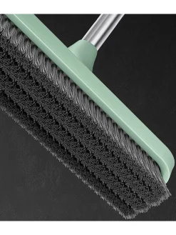 2in1 Besen & Abzieher in Weiß