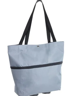 2in1 Einkaufstrolley in Hellblau - (B)32 x (H)50 x (T)15 cm