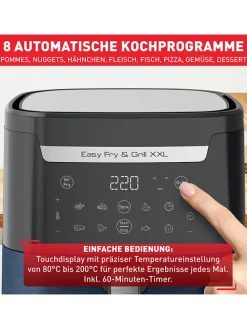 2-in-1 Heißluftfritteuse 