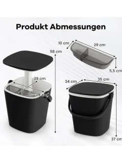 3-in-1 Kühltisch Cool Bar in Schwarz