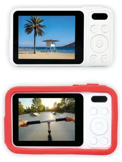 2-in-1 Kinder-Kamera in Weiß - ab 8 Jahren