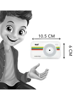 2-in-1 Kinder-Kamera in Weiß - ab 8 Jahren