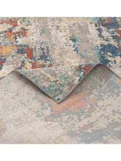 In- und Outdoor Designer Teppich Lagos Vintage in Grijs