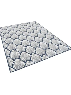 In- und Outdoor Teppich Beidseitig Cape Cod Modern in Blau