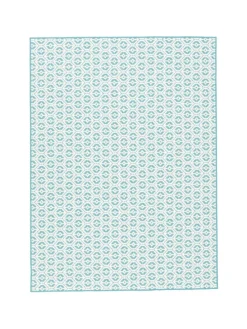 In- und Outdoor Teppich Beidseitig Cape Cod in Türkis