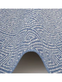 In- und Outdoor Teppich Beidseitig Newport Modern in Blau