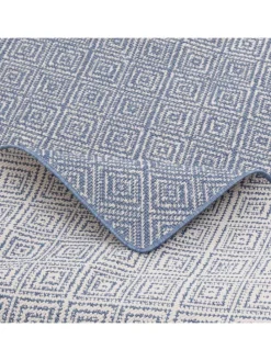 In- und Outdoor Teppich Beidseitig Newport Modern in Blau