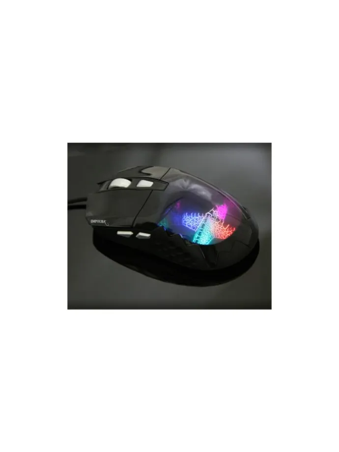INCA Gaming Maus IMG-355GX 3D RGB Licht 7200 DPI, RGB, 6 Tasten in Schwarz