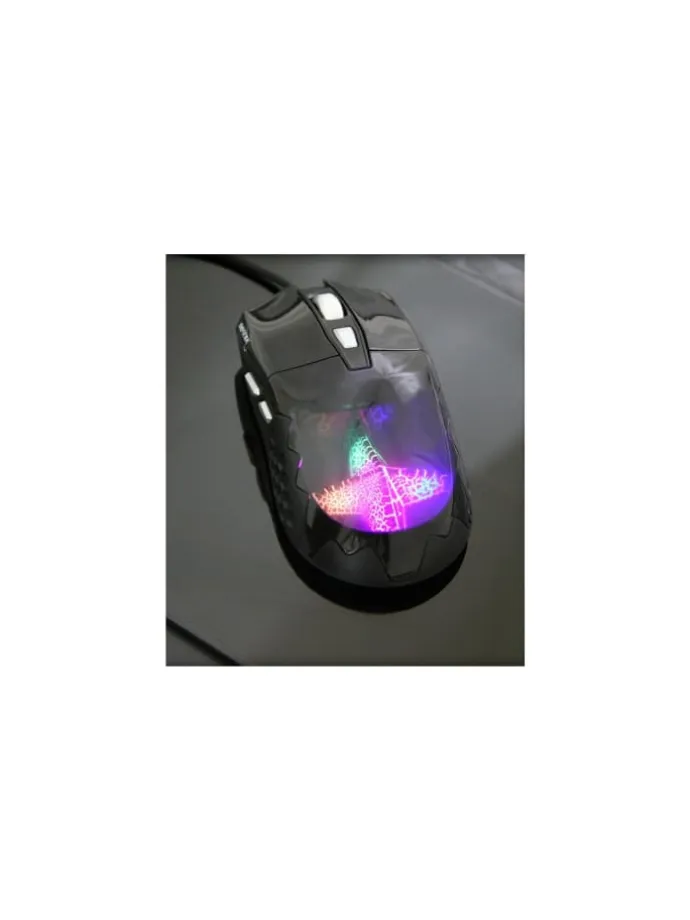 INCA Gaming Maus IMG-355GX 3D RGB Licht 7200 DPI, RGB, 6 Tasten in Schwarz