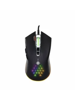 INCA IMG-347 Emmpousa RGB 7200 DPI Maktrotasten Professionelle Gaming in schwarz