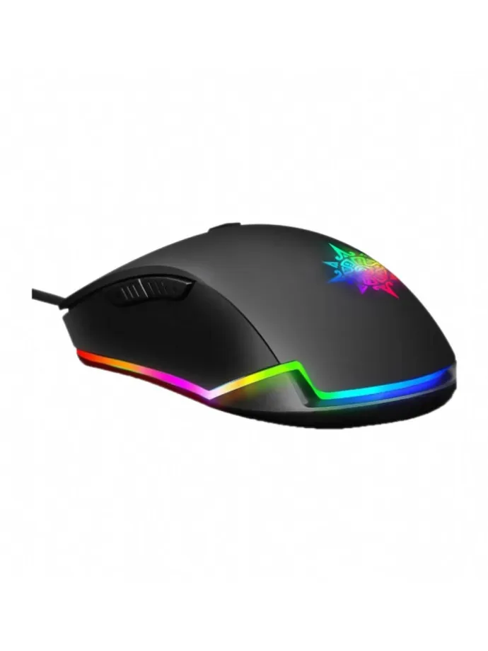 INCA IMG-327 PRO Optisch Gaming Maus 4800 DPI RGB-Logo-Effekt schwarz in schwarz
