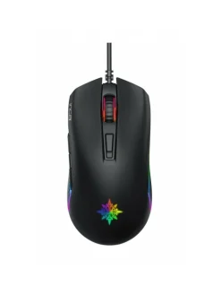 Inca IMG-GT14 Optisch Gaming Maus Mouse 3600 DPI RGB-Logo in Schwarz