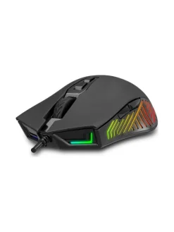 Inca IMG-GT17 PRO Optisch Gaming Maus 6400 DPI RGB-Logo in schwarz