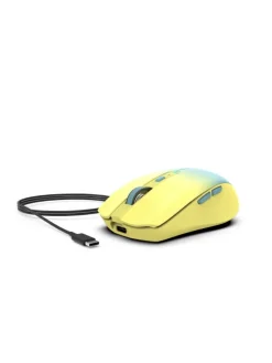 Inca Maus 1600 DPI Wireless Bluetooth 6D Taste 500mAh Akku in Gelb