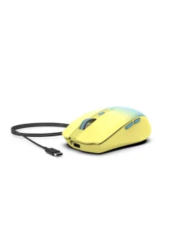 Inca Maus 1600 DPI Wireless Bluetooth 6D Taste 500mAh Akku in Gelb