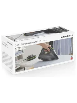 2in1-Dampfbügeleisen in Schwarz