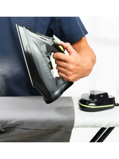 2in1-Dampfbügeleisen in Schwarz