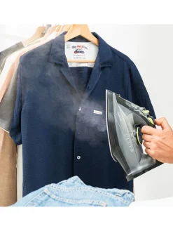 2in1-Dampfbügeleisen in Schwarz