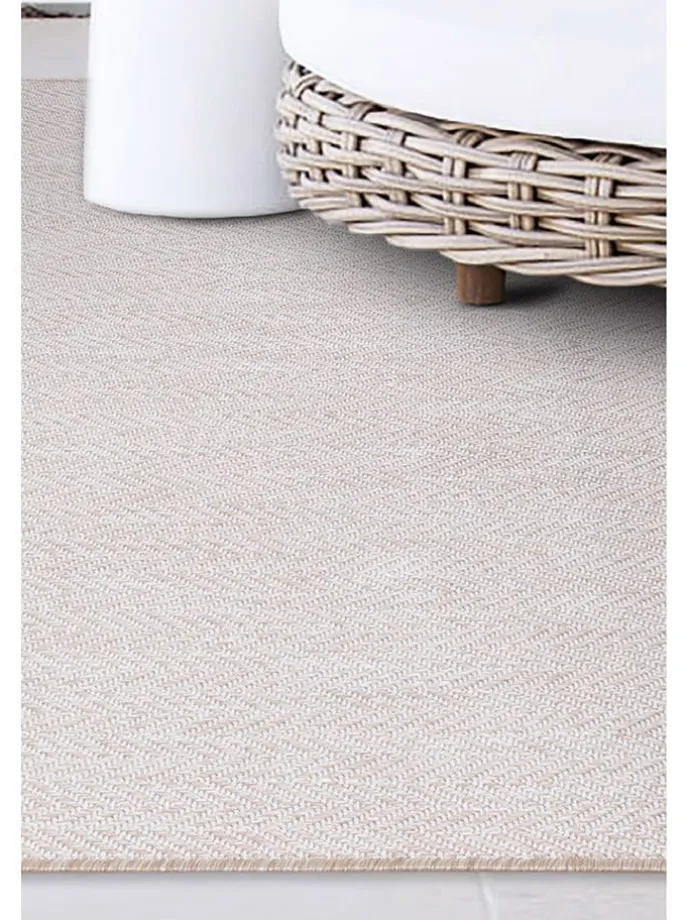 Indoor-/ Outdoor-Teppich "Fresco" in Creme