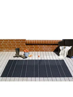 Indoor-/ Outdoor-Teppich "Fürth" in Schwarz