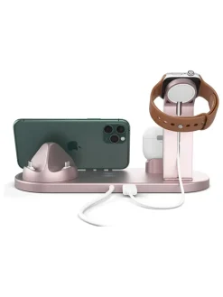 Induktions-Docking-Station in Rosa