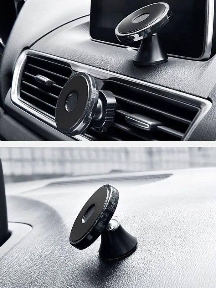 Induktions-Kfz-Smartphone-Halterung in Schwarz